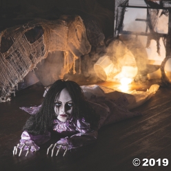 Animated Crawling Creepy 5 ft. Woman
